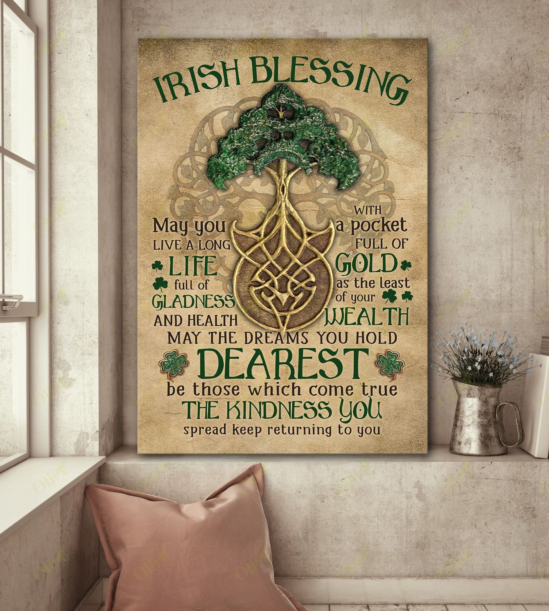 Irish Blessing Canvas Irish Poster And Canvas Wall Decor