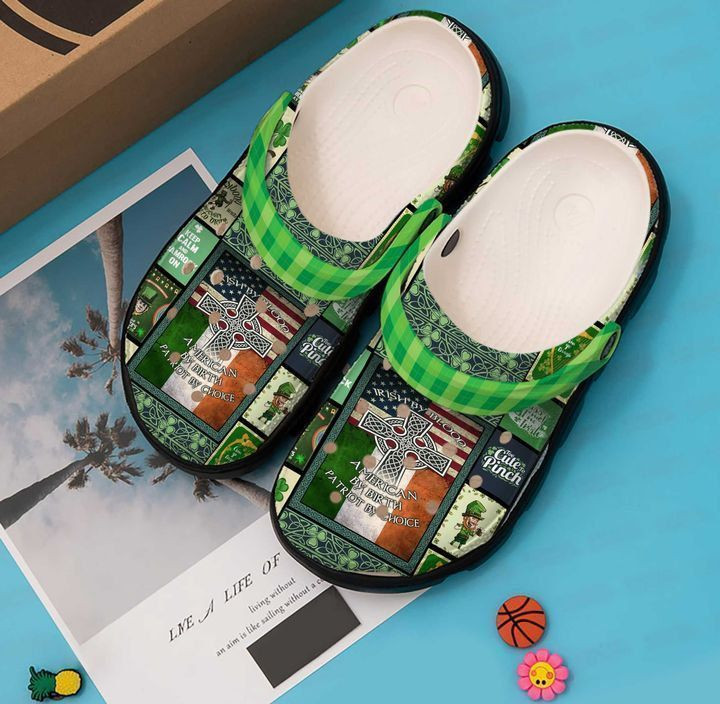 Irish Pride Rubber Crocs Clog Shoes Comfy Footwear