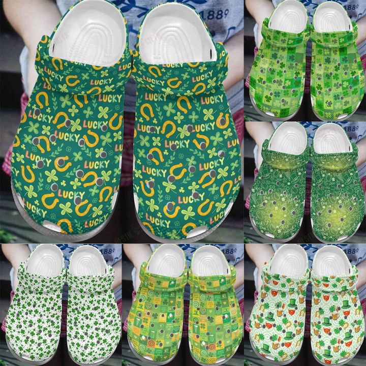 Irish Saint Patricks Day Collection Crocs Classic Clogs Shoes PANCR0648