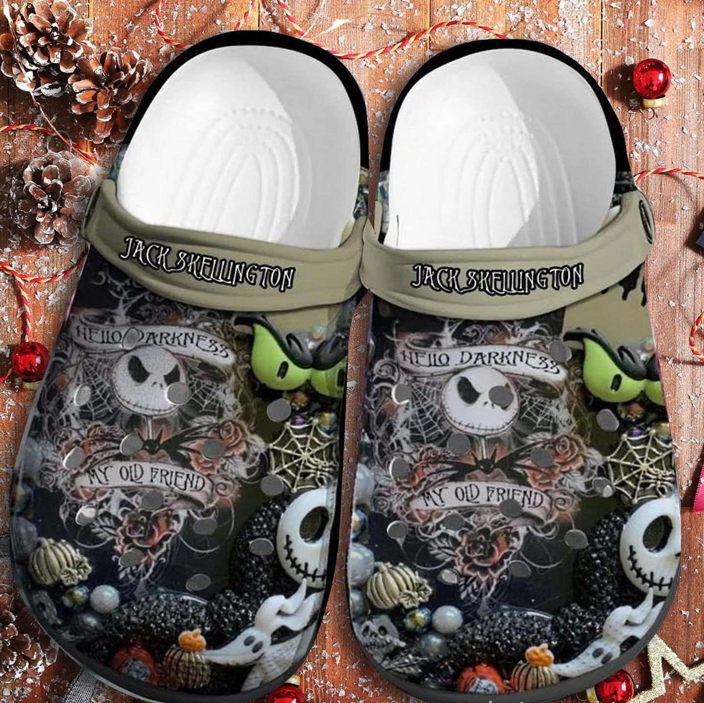 Jack Skellington Nightmare Christmas Crocs Crocband Clog Shoes