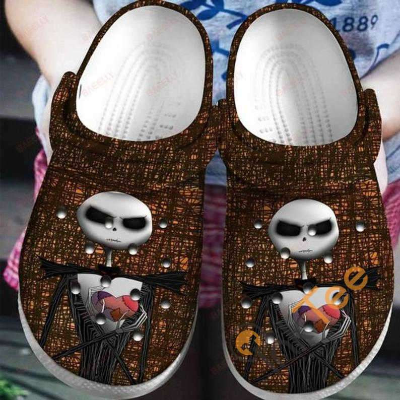 Jack The Nightmare Before Christmas Crocs Crocband Clogs Shoes
