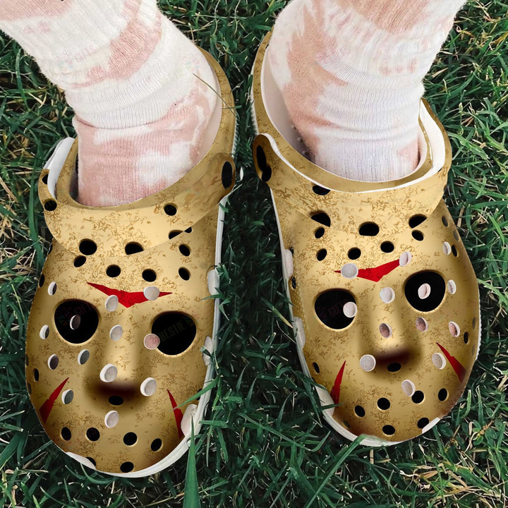Jason Mask Crocs Classic Clogs Shoes
