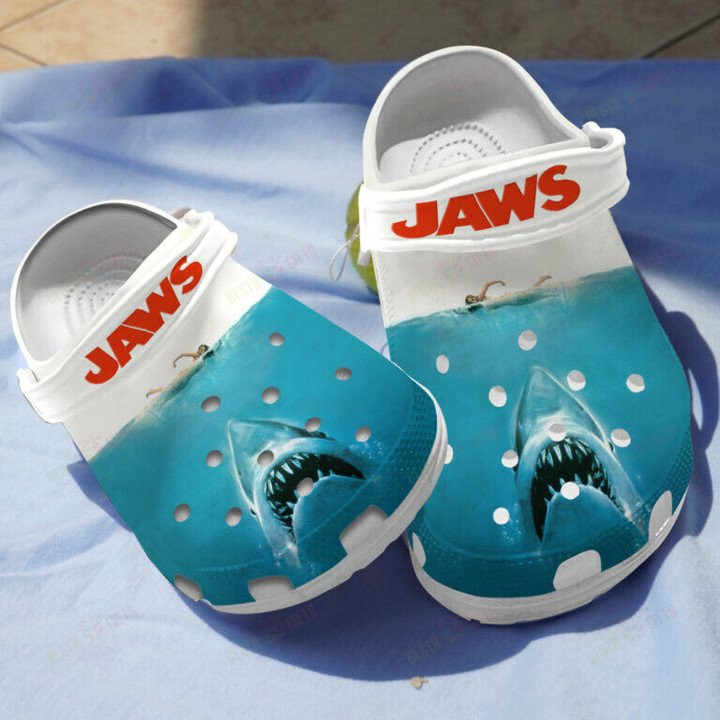 Jaws Crocs Classic Clogs Shoes