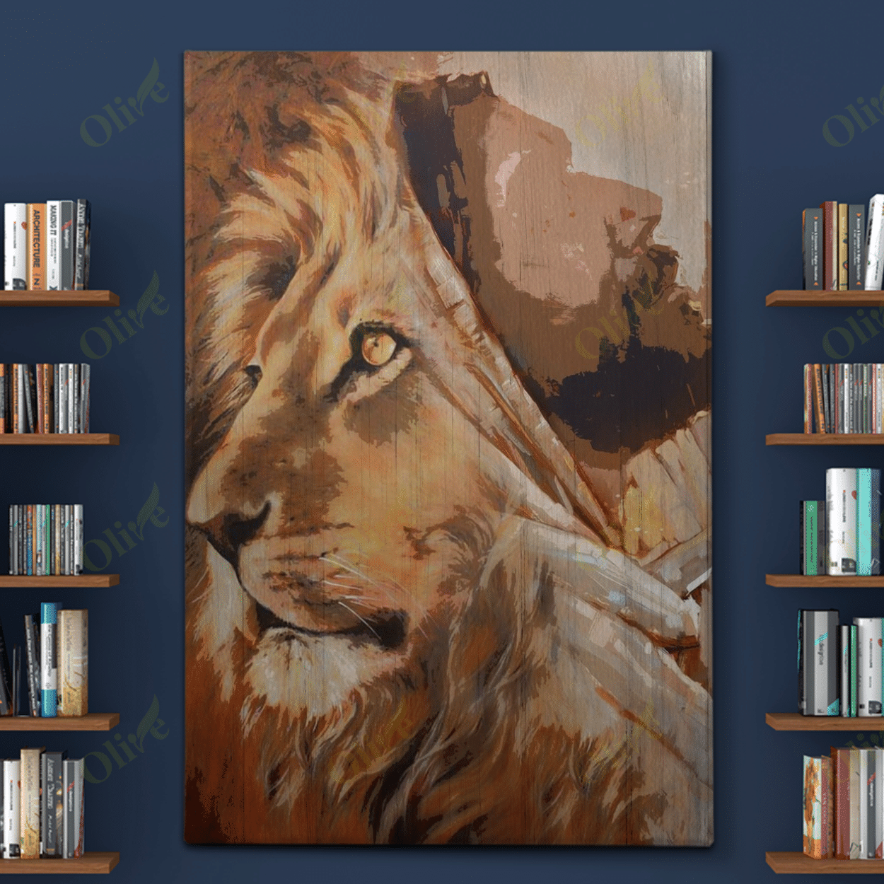 Jesus And Lion Are Amazing Poster And Canvas Art Wall Decor