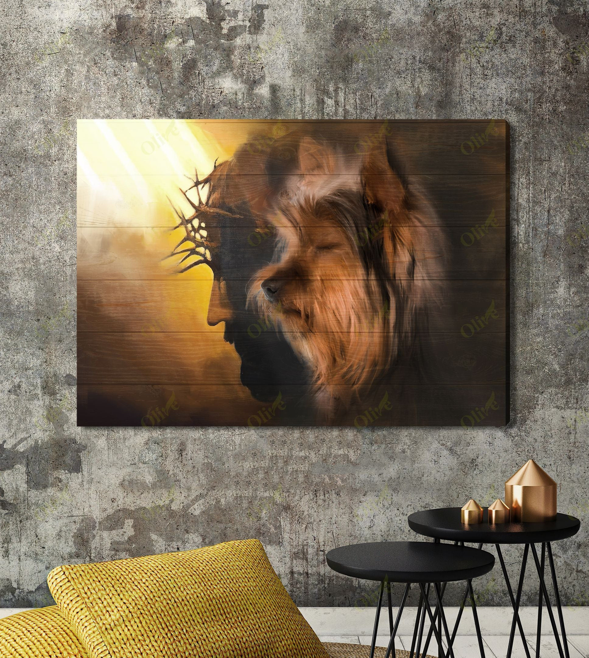 Jesus And Yorkshire Poster And Canvas Art Wall Decor