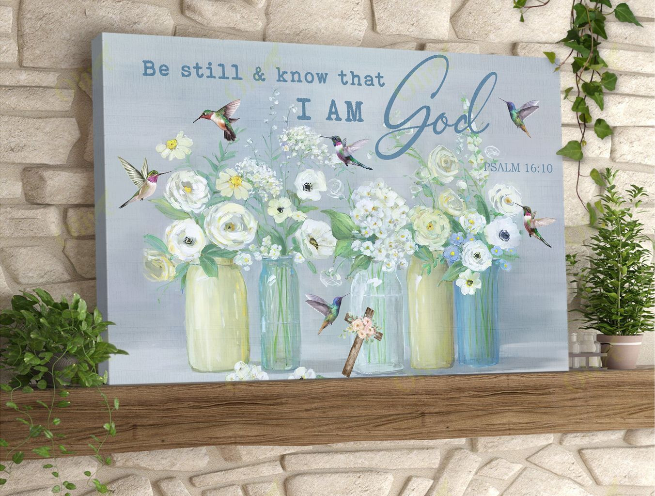 Jesus - Be Still And Know That I'm God Poster And Canvas Art Wall Decor