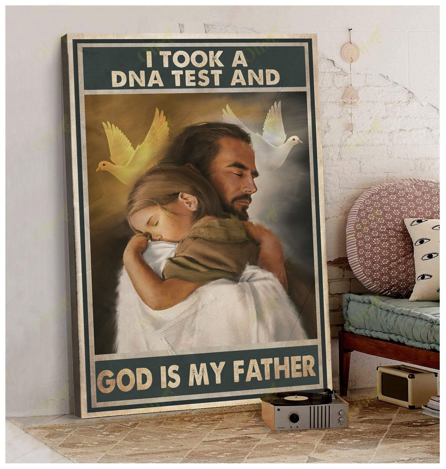 Jesus - God Is My Father Poster And Canvas Art Wall Decor