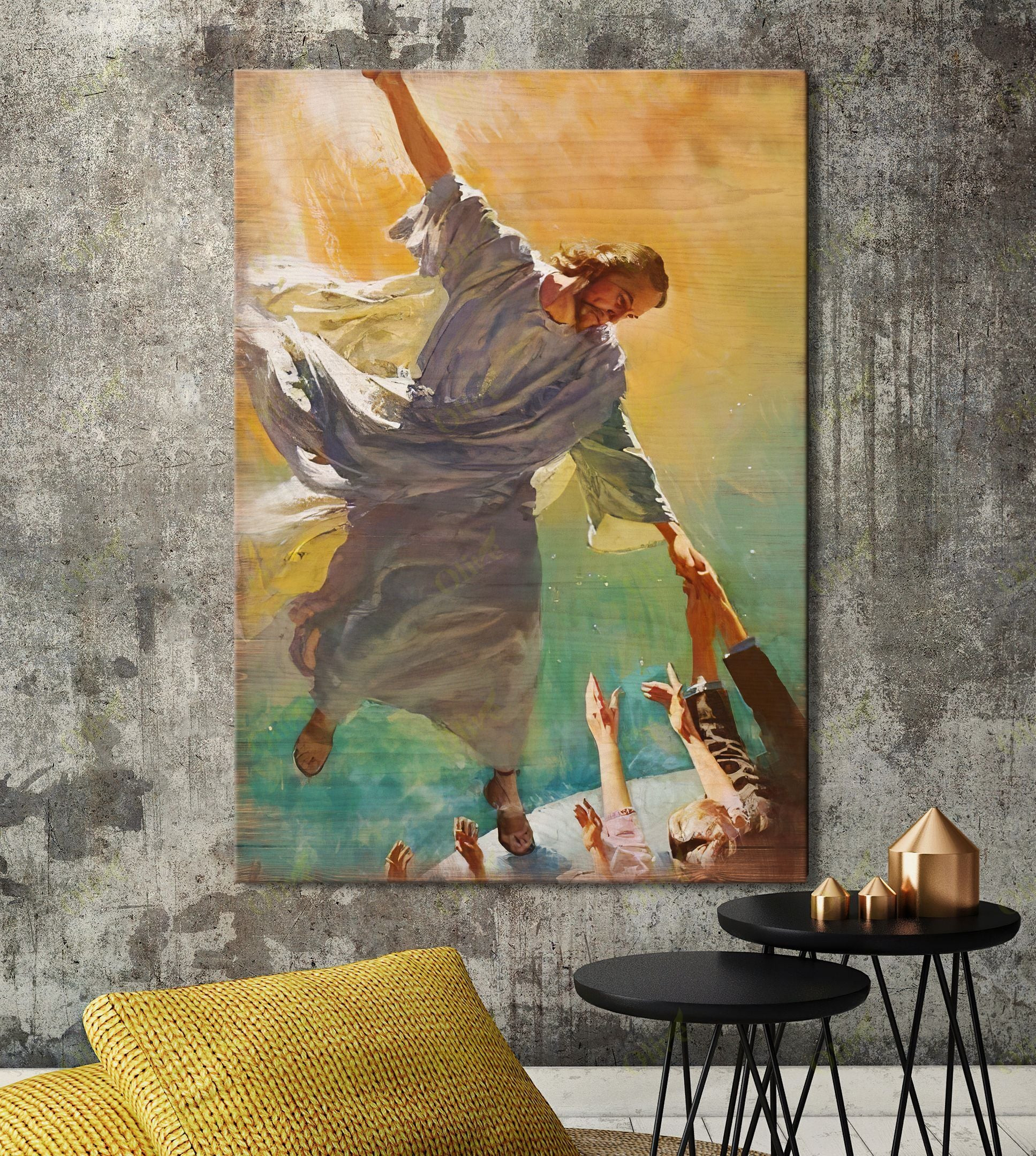 Jesus Holding My Hand Canvas Poster And Canvas Art Wall Decor