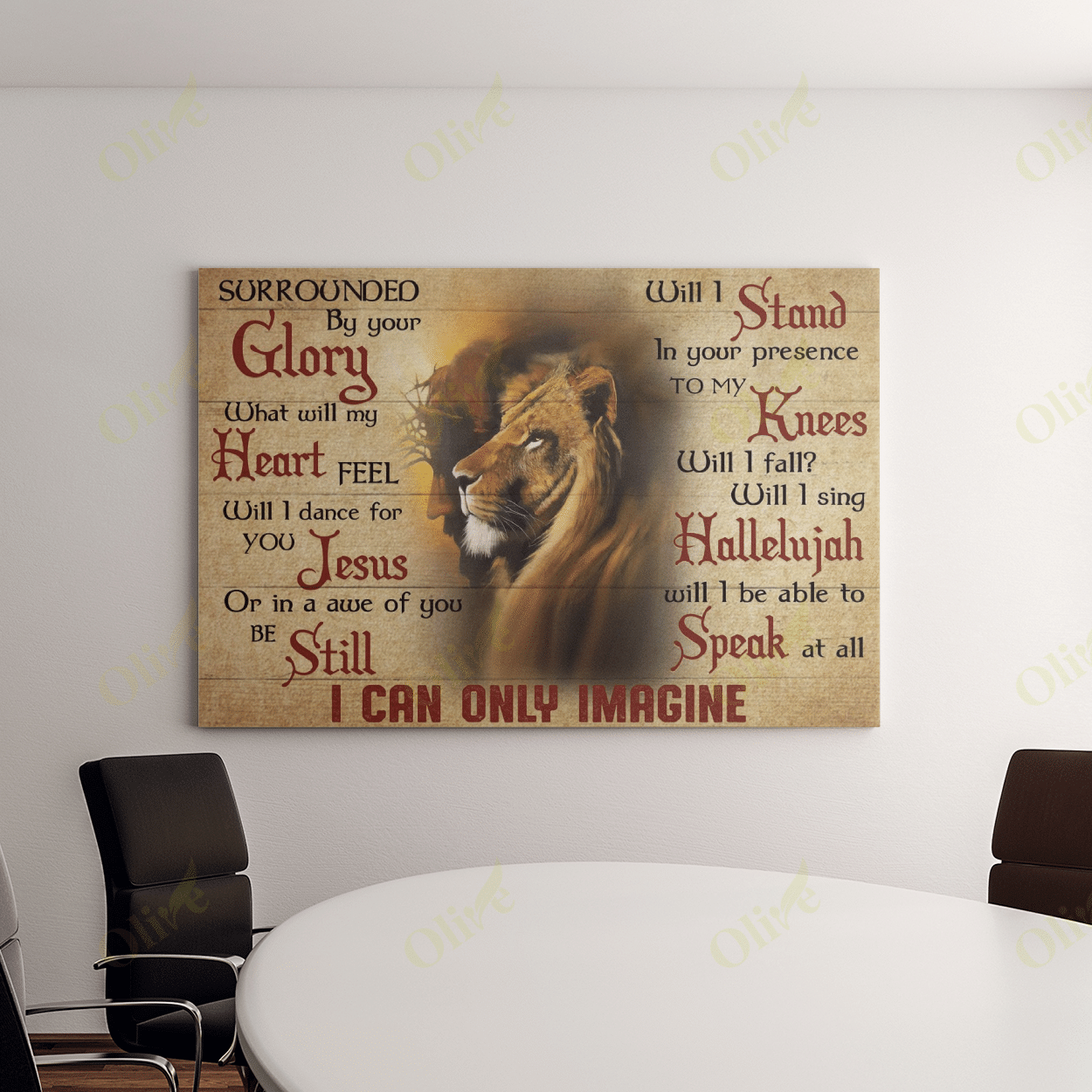 Jesus - I Can Only Imagine Poster And Canvas Art Wall Decor