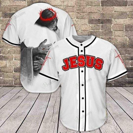 Jesus In The Lords Arms Personalized 3d Baseball Jersey kv