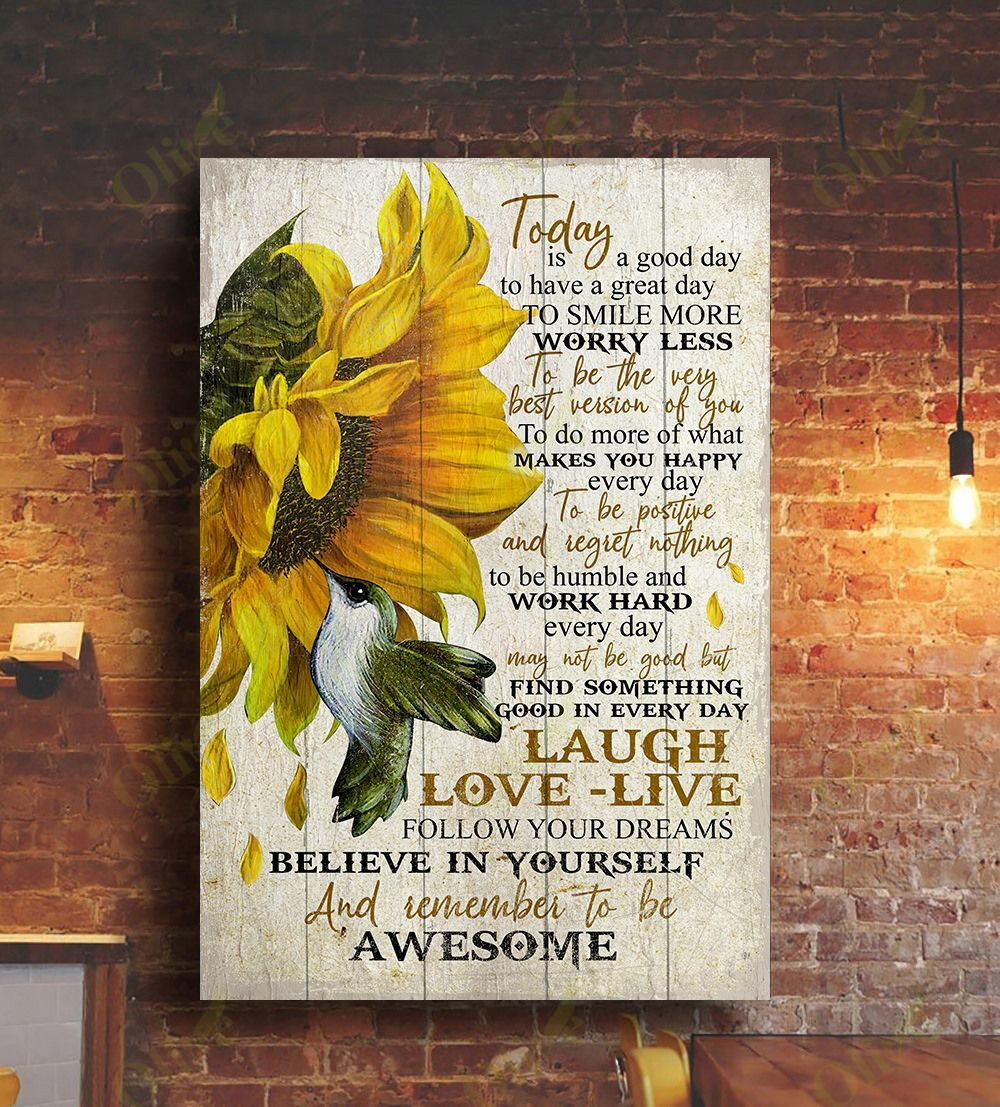 Jesus - Remember To Be Awesome Poster And Canvas Art Wall Decor