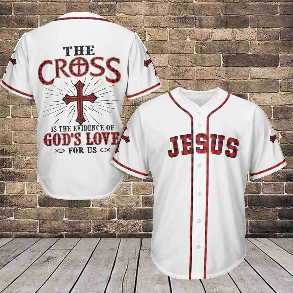 Jesus - The Cross Gods Love Baseball Jersey