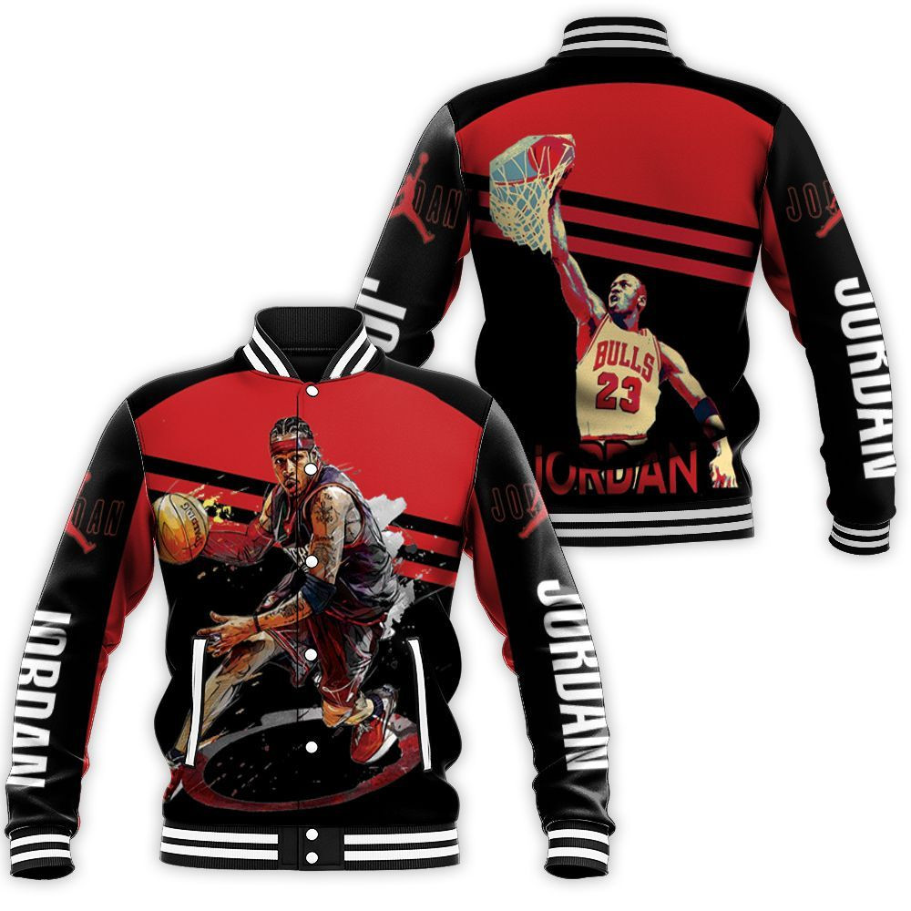 Jordan 23 Chicago Bulls Baseball Jacket for Men Women