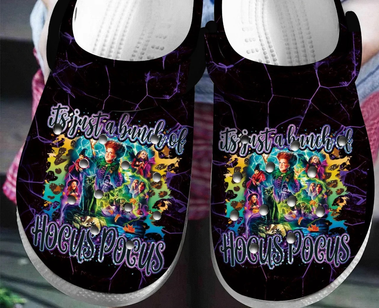 Just A Bunch Of Hocus Pocus Halloween Crocs Crocband Clogs