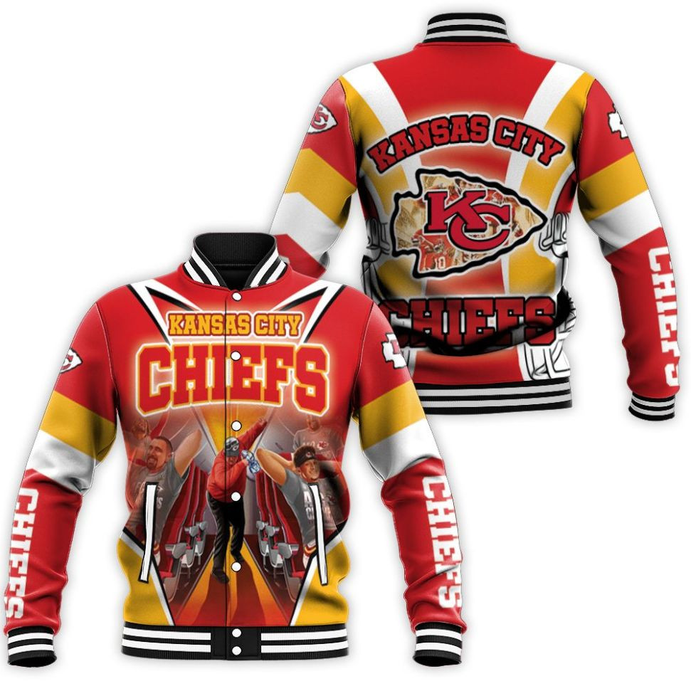 Kansas City Chiefs Nfl Champions Baseball Jacket for Men Women