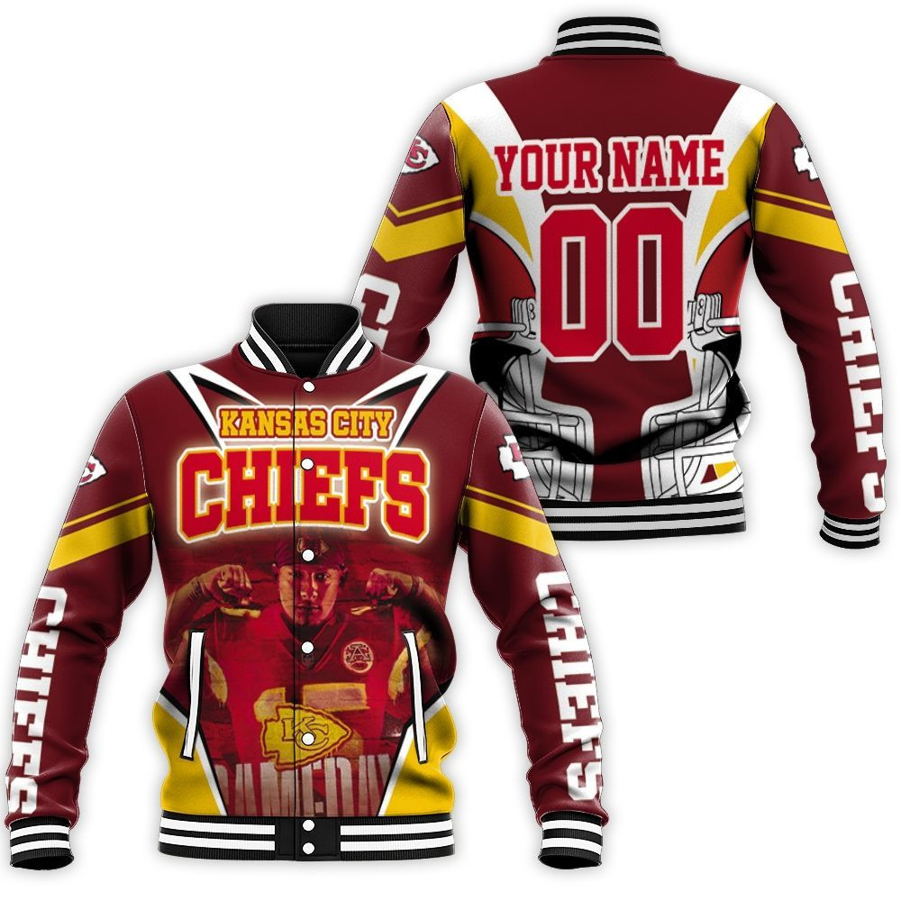 Kansas City Chiefs Nfl Champions Personalized Baseball Jacket for Men Women