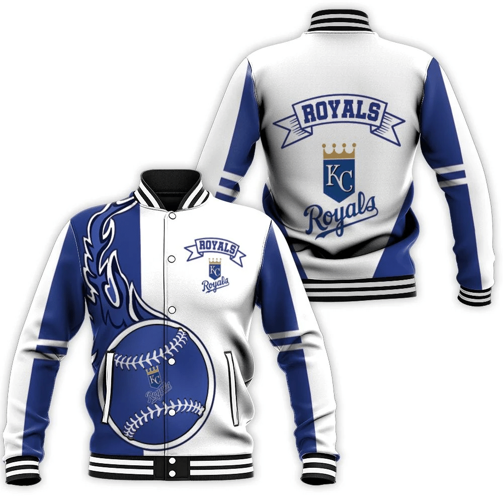 Kansas City Royals 3d Baseball Jacket for Men Women