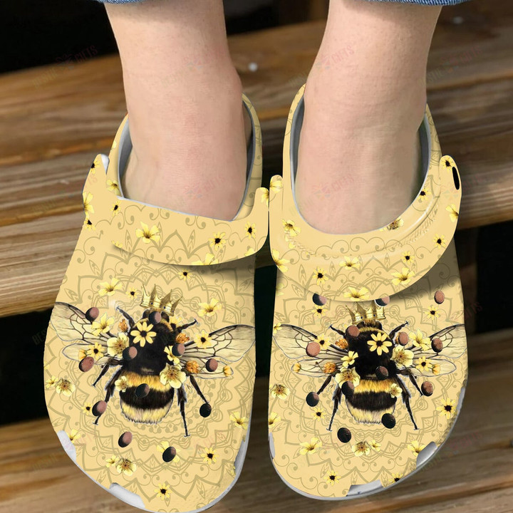King Bee Crocs Classic Clogs Shoes