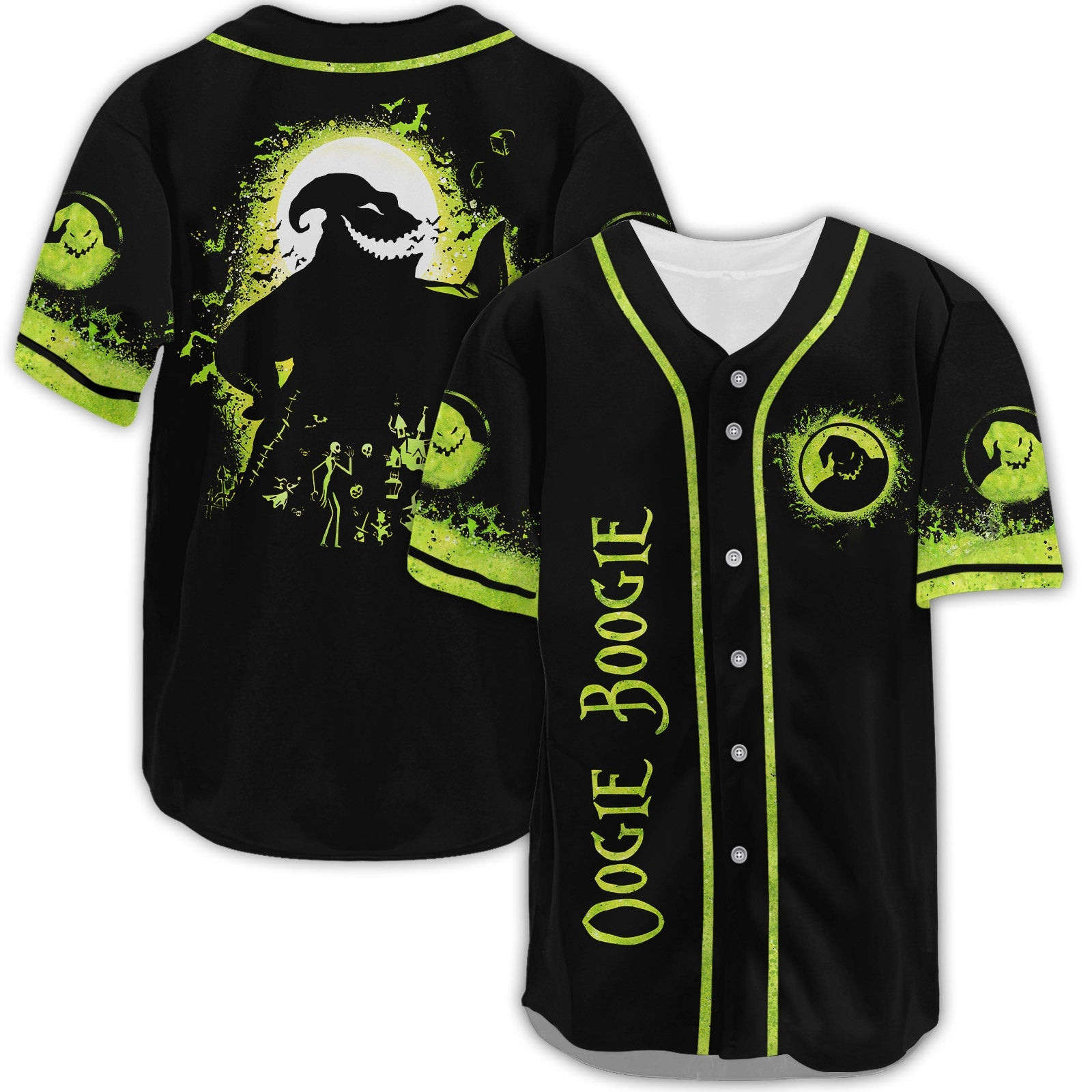 Kingdom Hearts Oogie Boogie Character Jersey Shirt