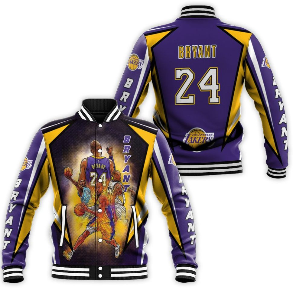 Kobe Bryant Los Angeles Lakers Western Conference Baseball Jacket for Men Women