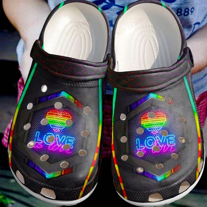 LGBT Love Is Love Crocs Classic Clogs Shoes