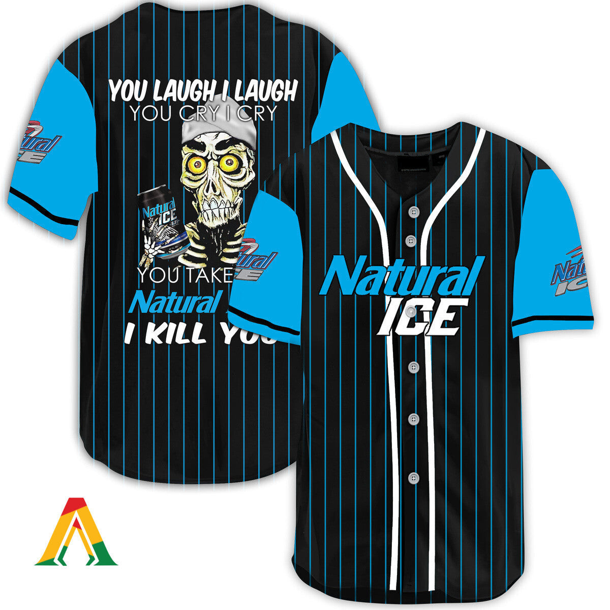 Laugh Cry Take My Natural Ice I Kill You Baseball Jersey