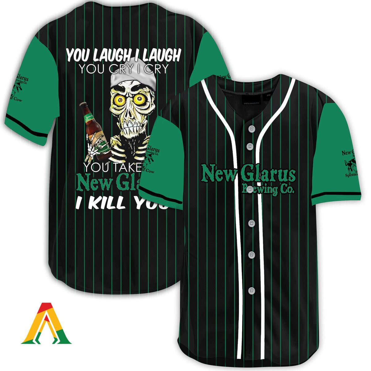 Laugh Cry Take My New Belgium I Kill You Baseball Jersey