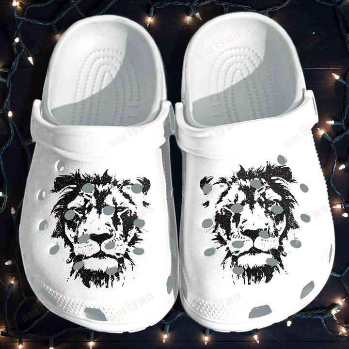 Lion Face Cool Zoo Animals Crocs Classic Clogs Shoes