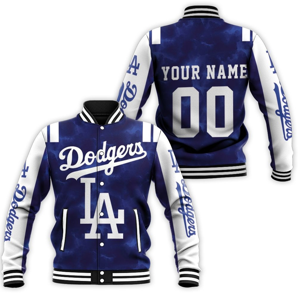 Los Angeles Dodgers Mlb Fan 3d Personalized Baseball Jacket for Men Women