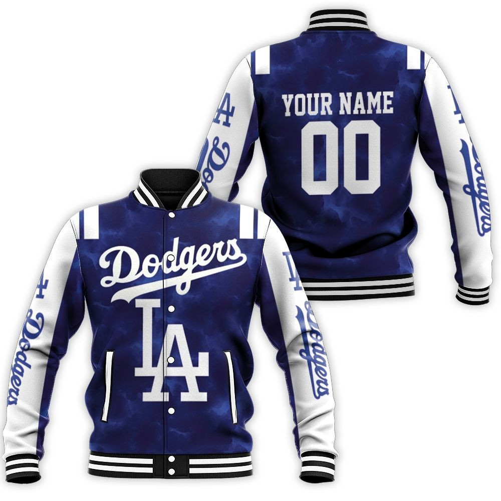 Los Angeles Dodgers Mlb Fans 3d Personalized Baseball Jacket for Men Women