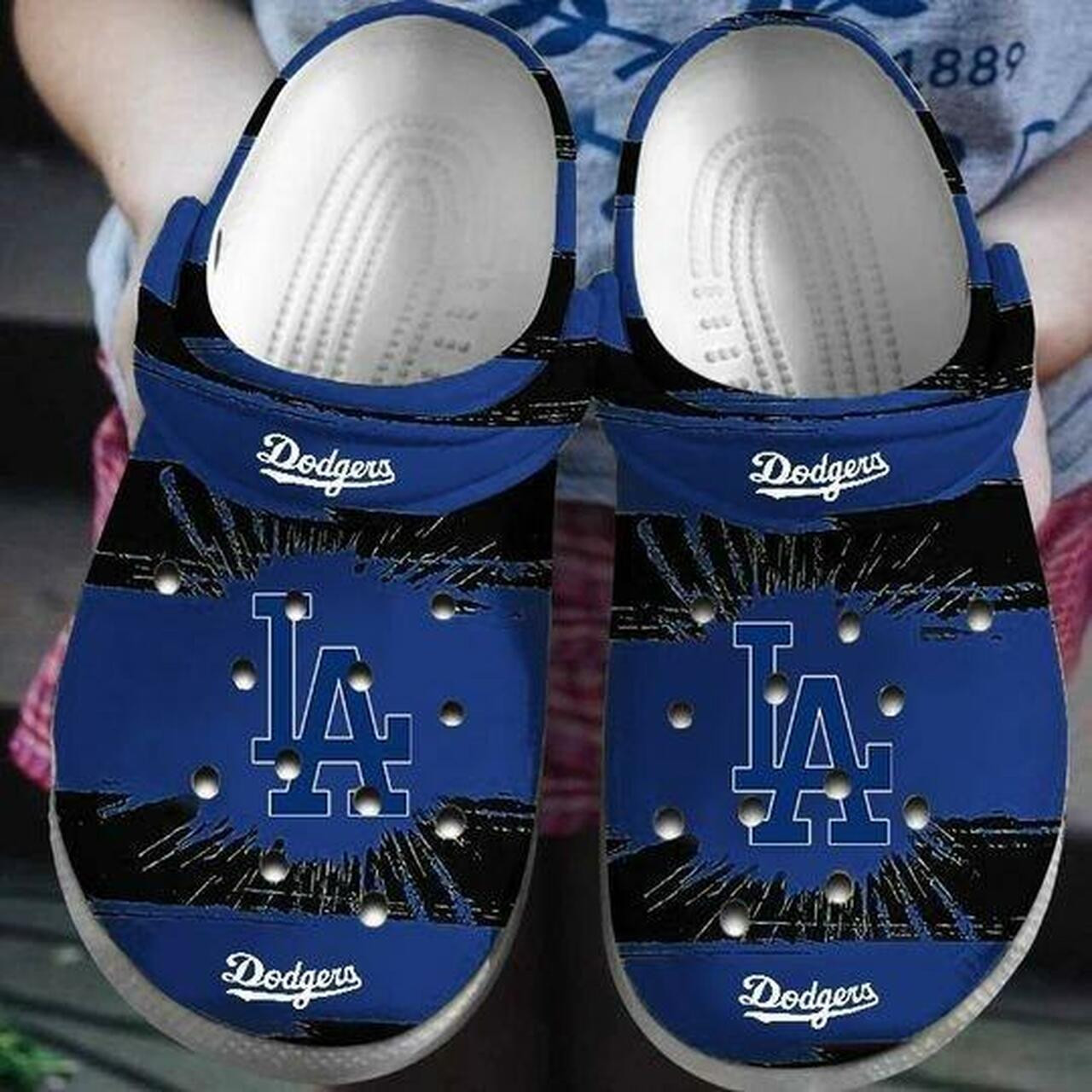 Los Angeles Dodgers Personalized Crocs Clog Shoescrocband Clog Unisex Fashion Style