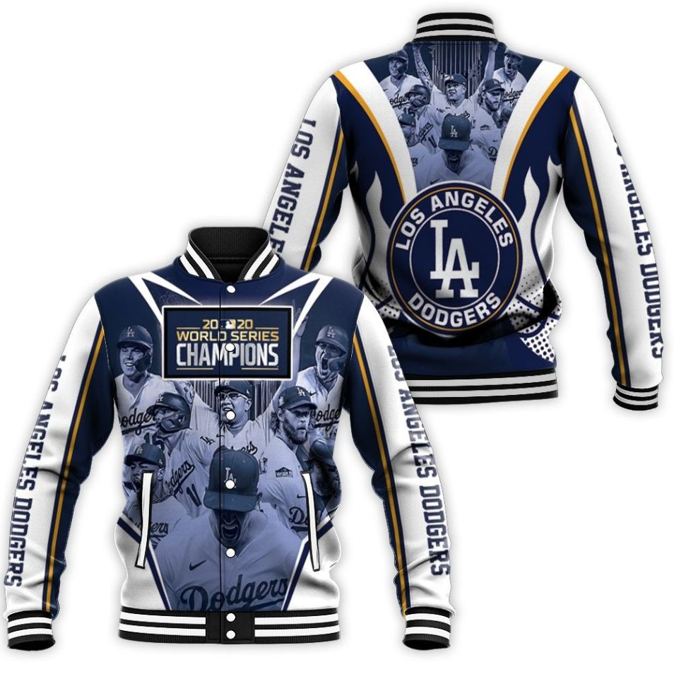 Los Angeles Dodgers World Series Champions Baseball Baseball Jacket for Men Women