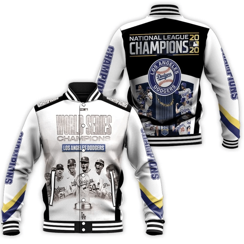 Los Angeles Dodgers World Series Champions Baseball Jacket for Men Women