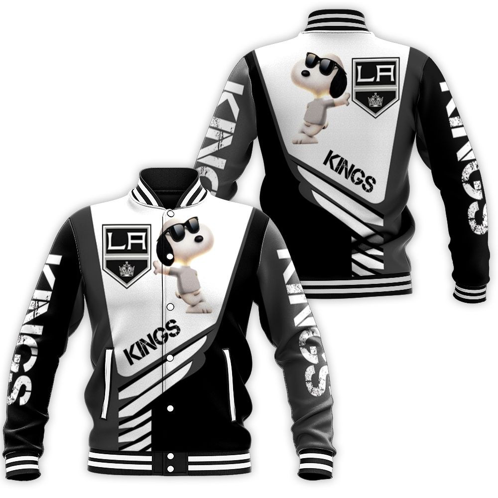 Los Angeles Kings Snoopy For Fans 3d Baseball Jacket for Men Women