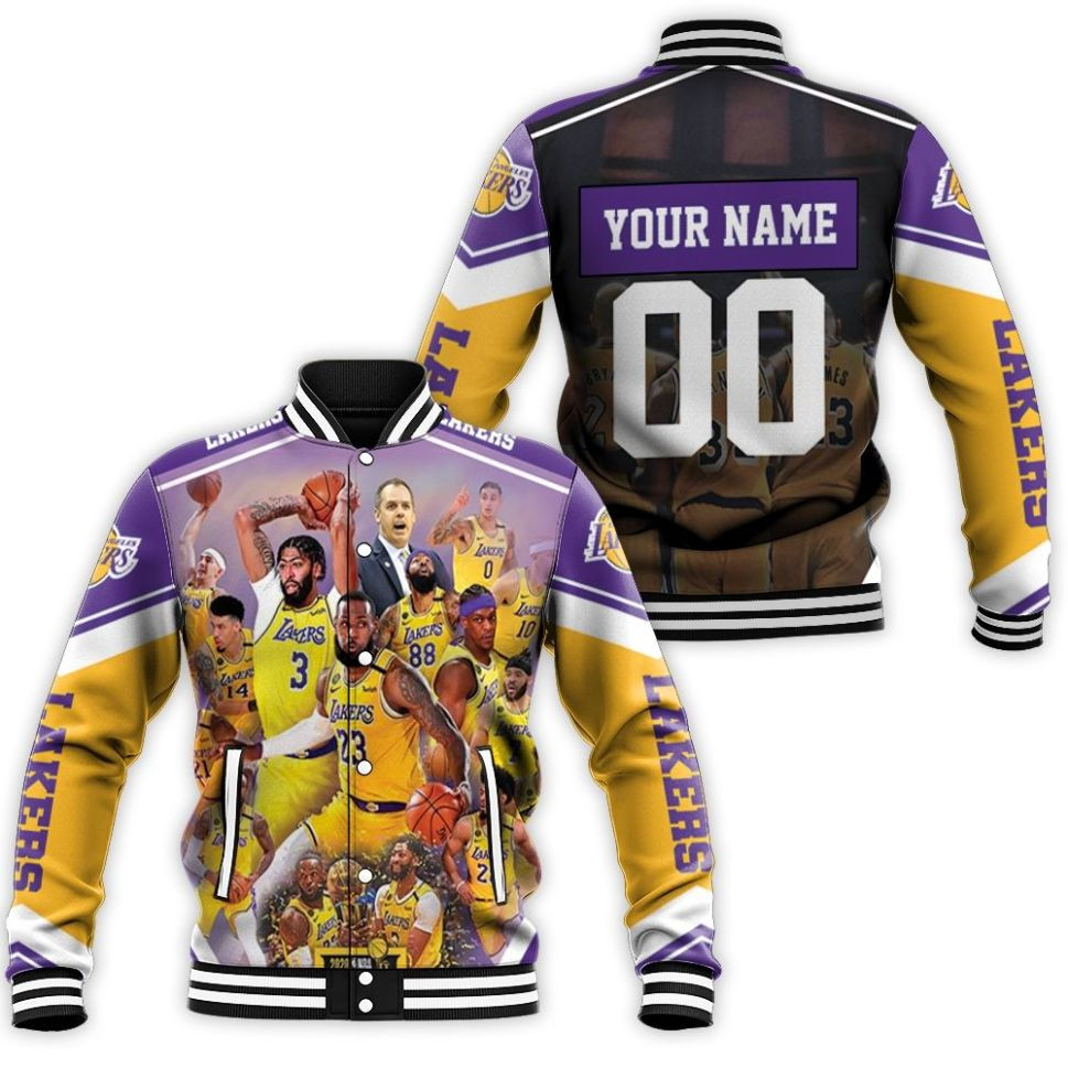 Los Angeles Lakers Champions For Fans Personalized Baseball Jacket for Men Women