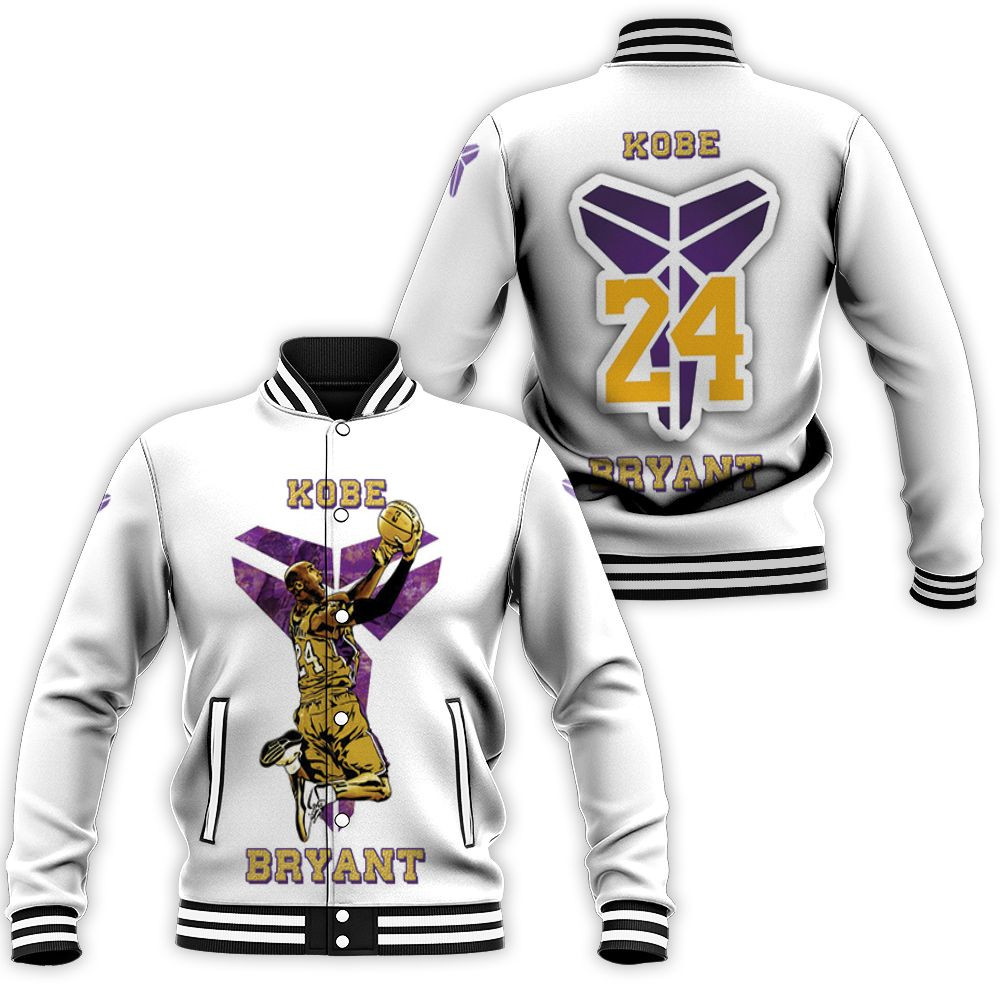 Los Angeles Lakers Kobe Bryant Western Conference Baseball Jacket for Men Women