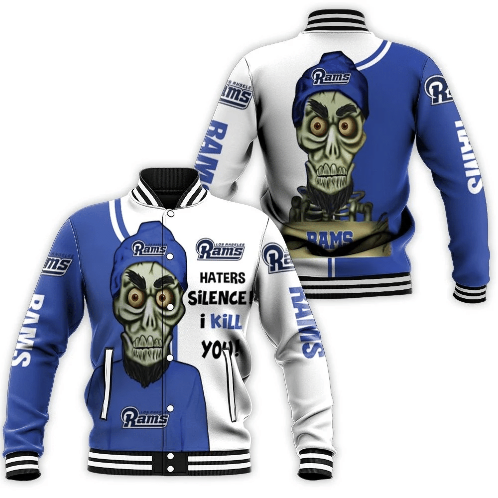 Los Angeles Rams Haters I Kill You 3d Baseball Jacket for Men Women