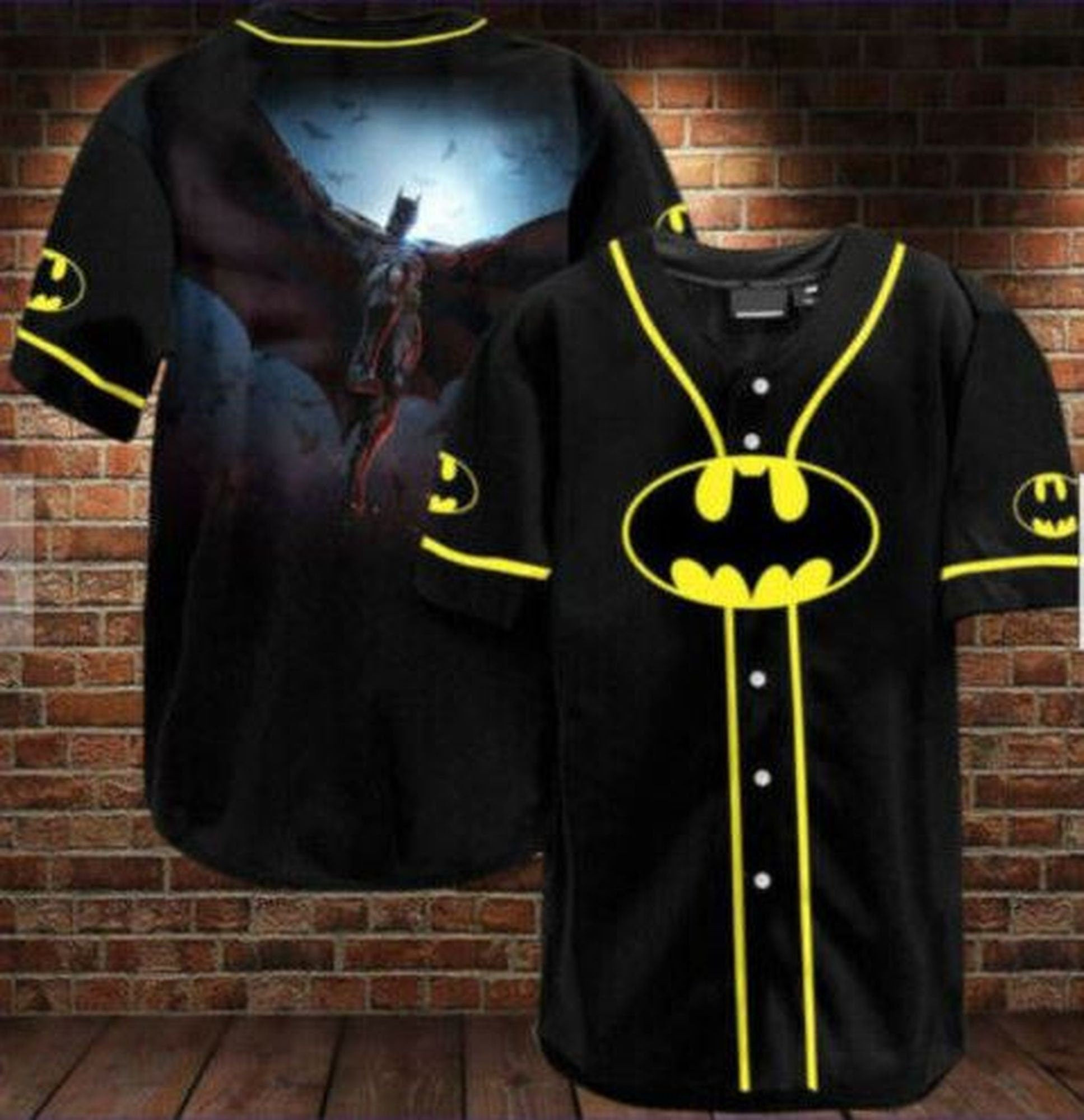 Love Batman Baseball Jersey