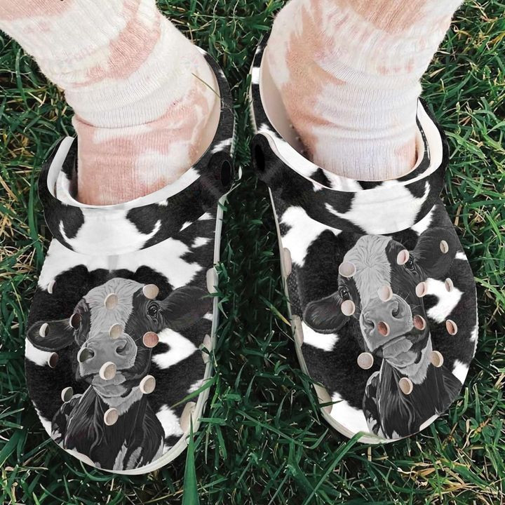 Love Cow Crocs Classic Clogs Shoes