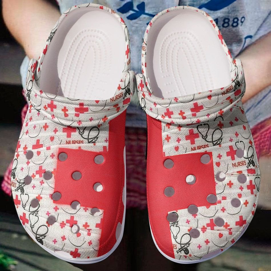 Love For Nurse Shoes Crocs Clogs Birthday Gift For Malw Female
