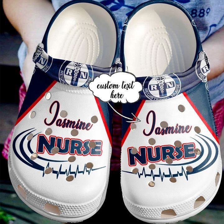 Love Nurse Rn Name Doctor Best Rubber Crocs Clog Shoes Comfy Footwear
