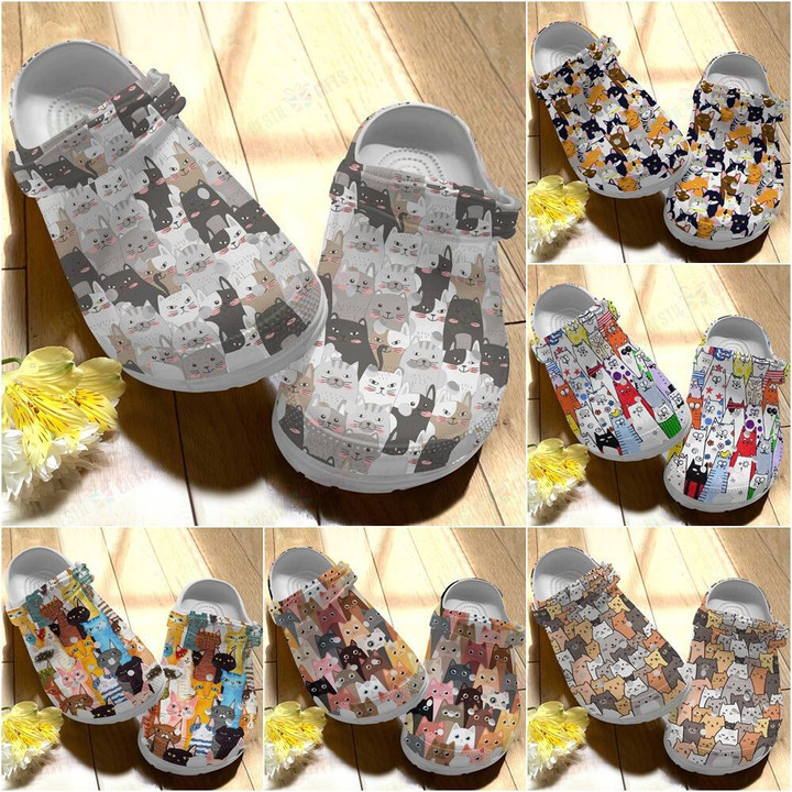 Lovely Cats Crocs Classic Clogs Shoes