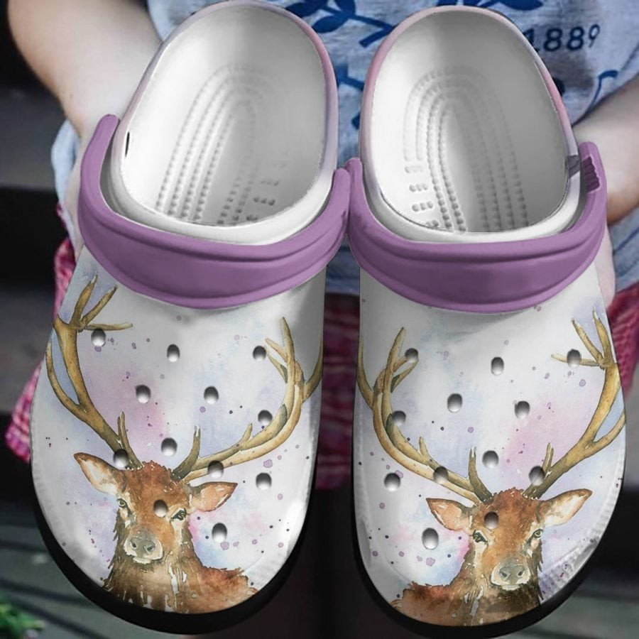 Lovely Deer In The Magic World Crocs Shoes Crocbland Clogs Birthday Gifts For Sister