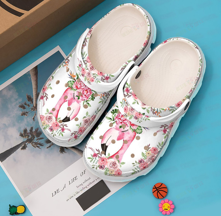 Lovely Flamingo Crocs Classic Clogs Shoes