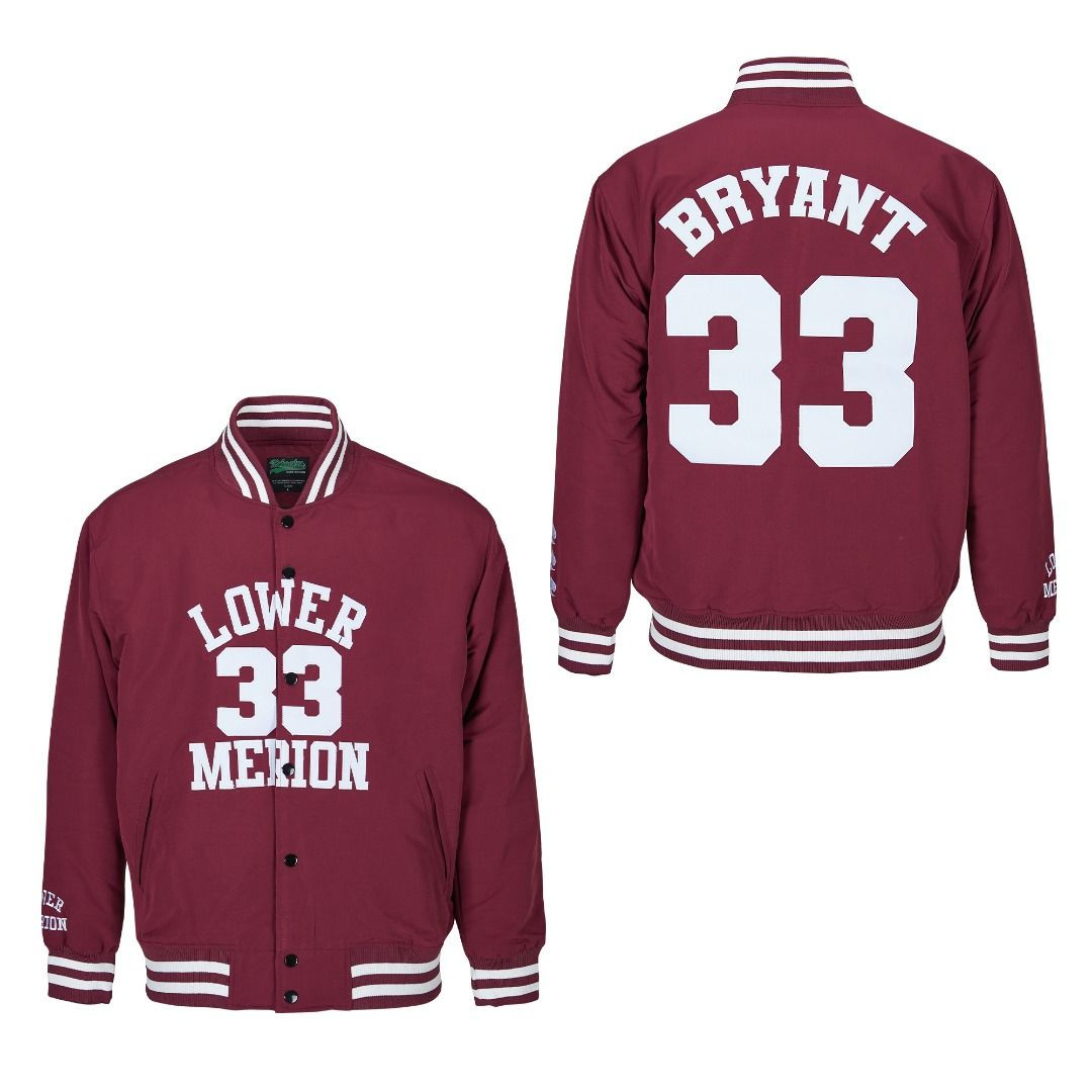 Lower Merion Kobe Bryant 33 High School Baseball Jacket for Men Women