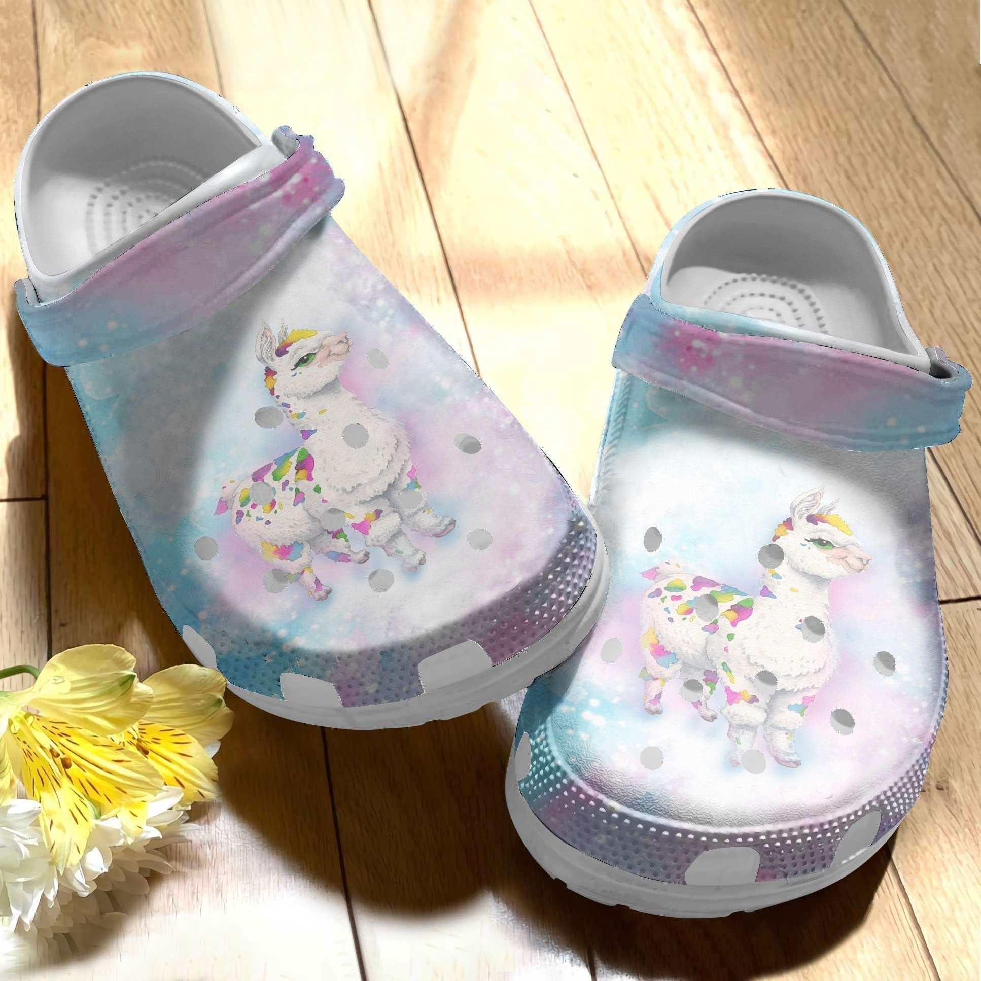 Magical For Alpaca Shoes - Llamas Cartoon Crocs Clogs Gift For Girl Daughter