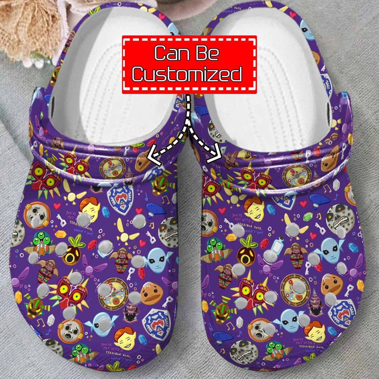 Majora Mask Pattern Croc Style Clog Games Crocs