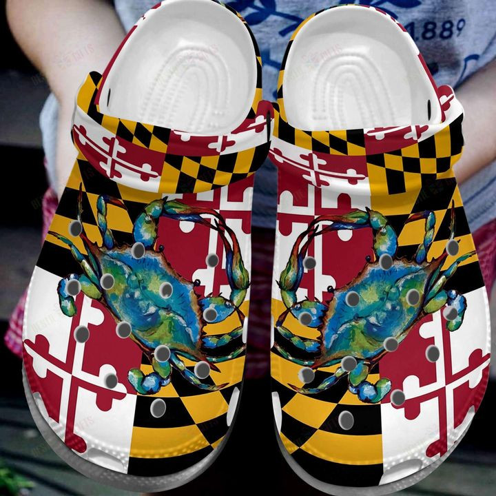 Maryland Citizen Pride 20 Crocs Classic Clogs Shoes PANCR0489