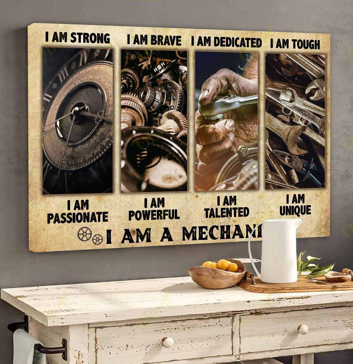 Mechanic - I Am Unique Mechanic Poster And Canvas Art Wall Decor