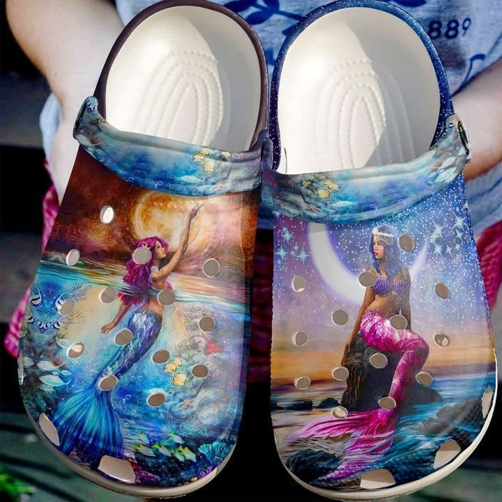 Mermaid Gorgeous Mermaids Crocs Classic Clogs Shoes